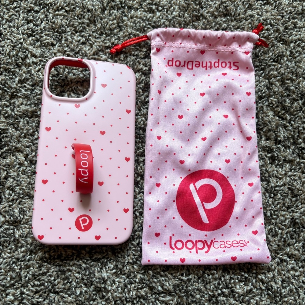 Loopy Case Sweetheart Design Phone Case for iPhone 13/14, 6.1screen size